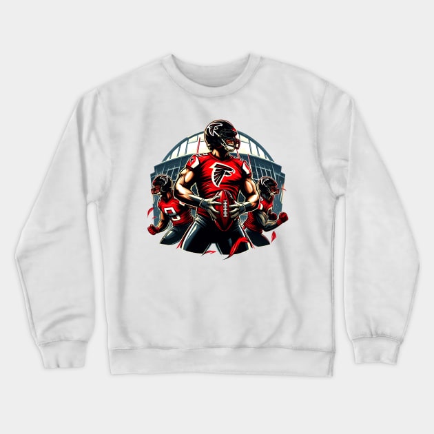Atlanta Falcons 003 Crewneck Sweatshirt by romancenemy